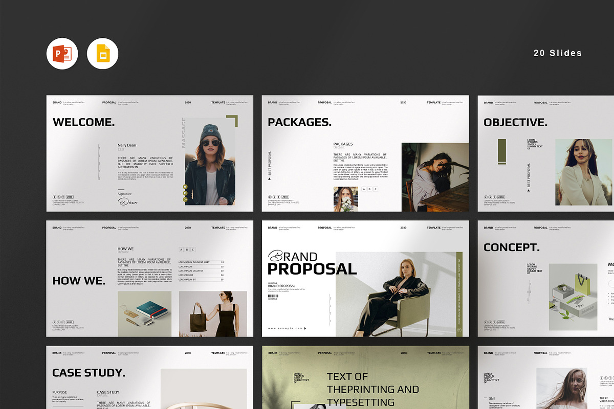 Brand Proposal Presentation Template, a Presentation Template by PrintIdea (Photo 1 of 8)