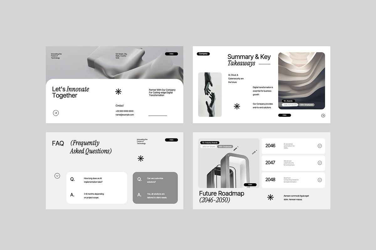 Technology Business Powerpoint preview 2