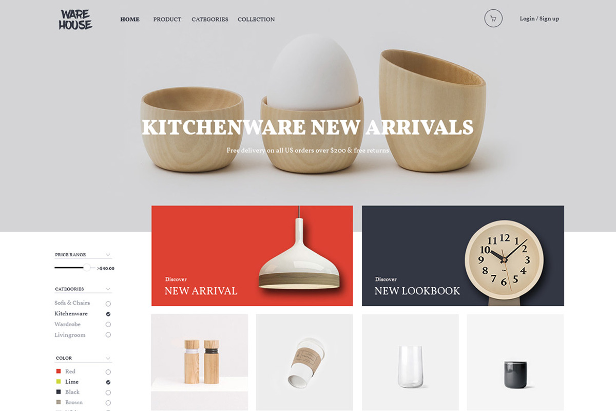 Warehouse PSD eCommerce template, a Websites & App Template by Digipieces (Photo 10 of 17)