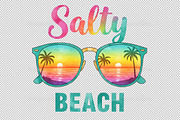 Salty Beach Summer Vibes PNG, an Illustration by Sublimation Artist (Thumbnail 2 of 6)
