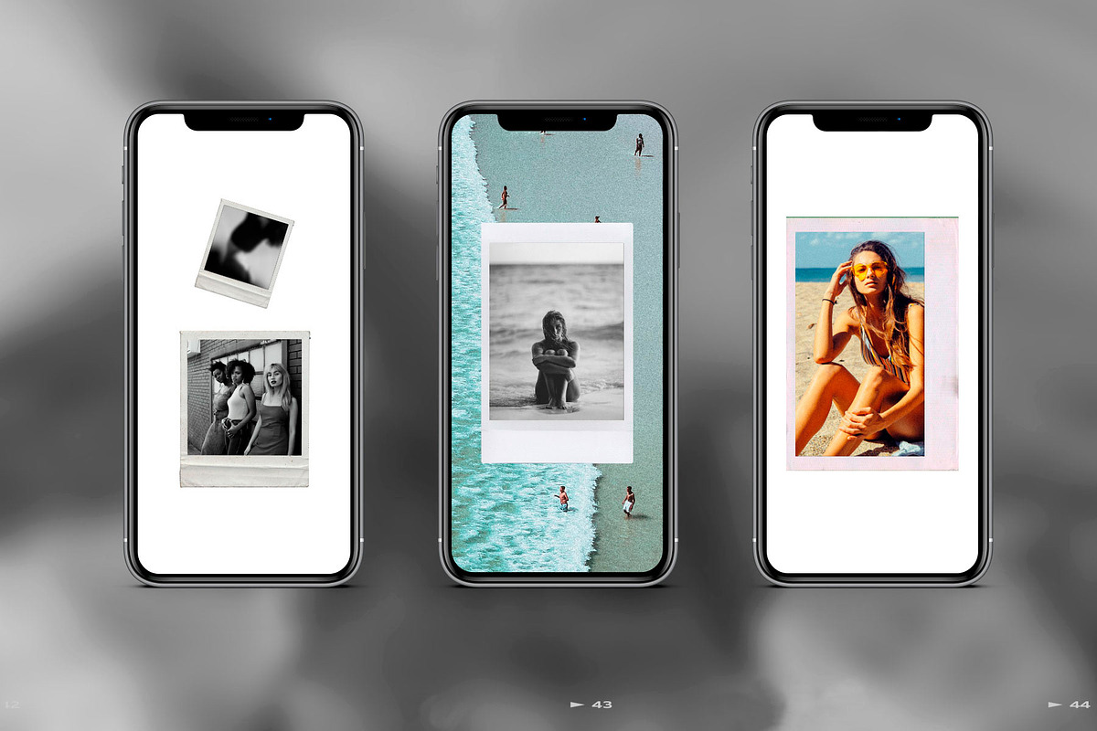100 Film Frames & Instant Templates, a Social Media Template by The Muza (Photo 7 of 15)