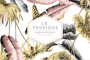 Le Tropique, Hand painted Pattern, a Pattern Graphic by Pink Linen (Thumbnail 1 of 9)