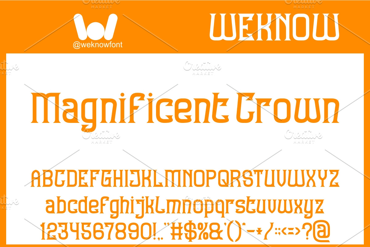 Fun Furious font, a Blackletter Font by weknow (Photo 2 of 8)