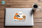 Book Lovers Sticker PNG Bundle, a Pattern Graphic by CrazyCraft (Thumbnail 6 of 7)