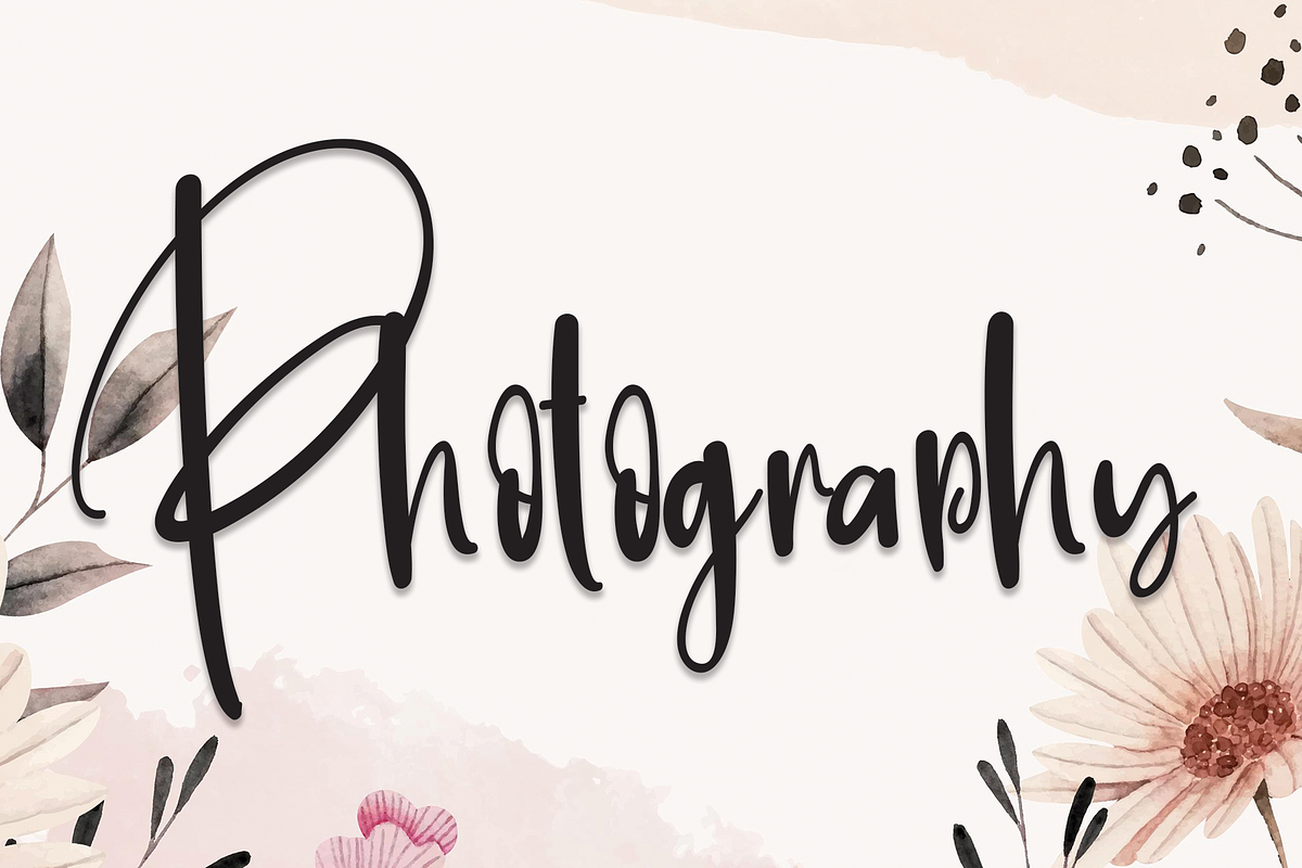 Backdrop | Script Font, a Script Font by Scratchones (Photo 4 of 8)