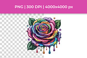 Holographic Rainbow Valentine's Set, a Seasonal Illustration by InkyQueenArt (Thumbnail 2 of 7)