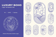 Luxury Bohemian Logo Template Set, a Branding & Logo Template by Studio_Byrsa (Thumbnail 1 of 12)