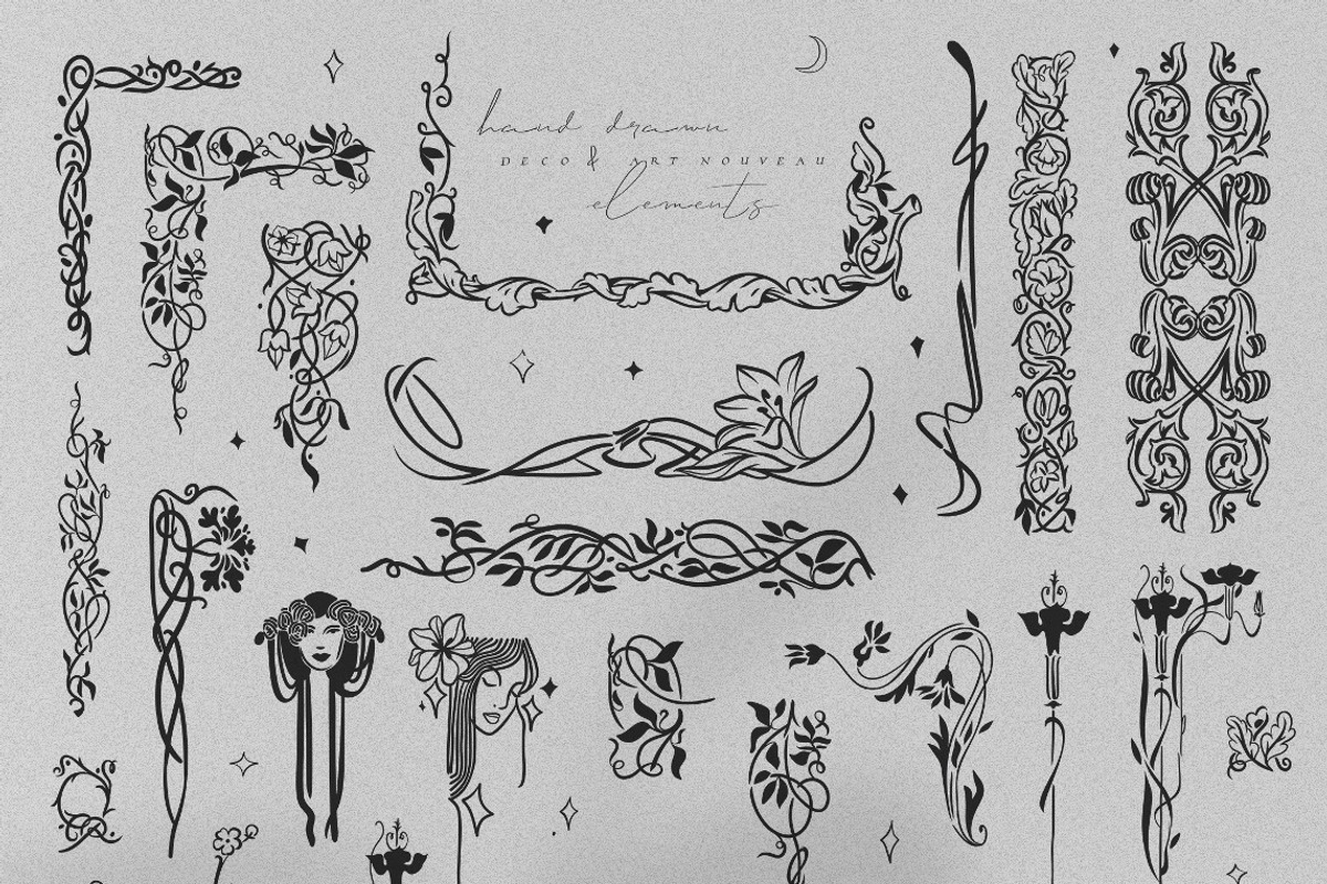 Floral Vintage Ornate Frames, an Object Graphic by Anastasy_helter (Photo 16 of 19)