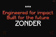 ZONDER, a Sans Serif Font by Pinisi ART (Thumbnail 9 of 10)
