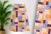 Textured Blocks Pink and Purple Seam, a Pattern Graphic by Sharon Schwalbe (Thumbnail 3 of 5)