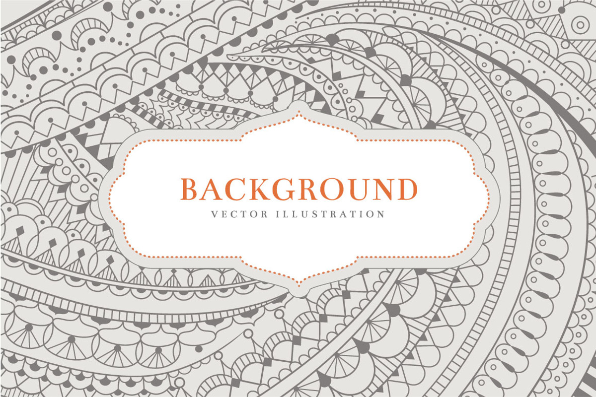 Ornamental Background, a Decorative Illustration by Solana (Photo 1 of 3)