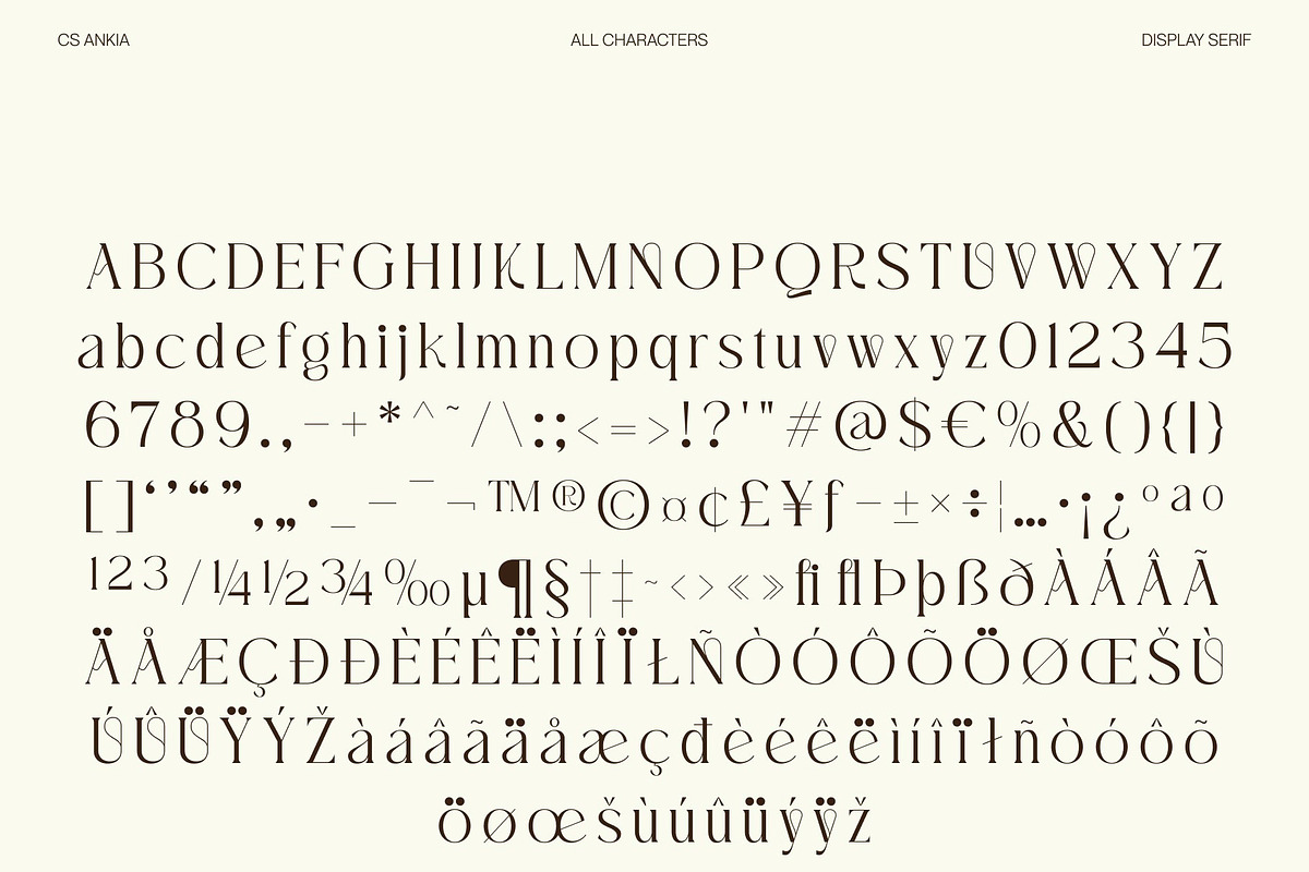 CS Ankia – Elegant Serif Font, a Serif Font by Craft Supply Co. (Photo 8 of 8)