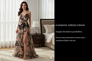 Noir Botanical – Editable Pattern, a Texture Graphic by LUSH Studio (Thumbnail 5 of 6)