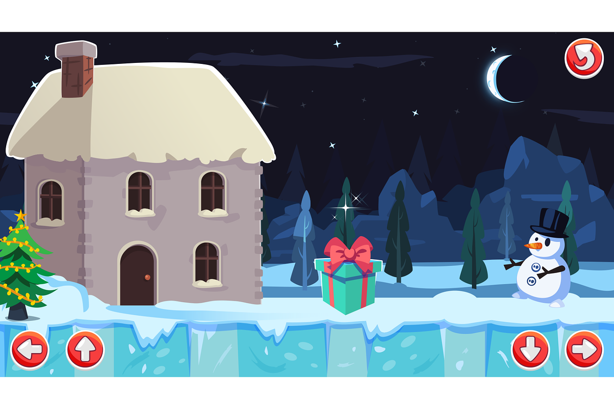 Christmas Game Assets Kit, an Object Graphic by AhNinniah (Photo 4 of 14)