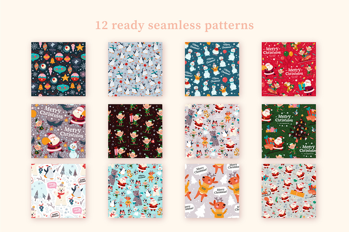 Cozy Cristmas kit, an Animal Illustration by Funnystore (Photo 6 of 22)