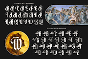 Zentras Typeface, a Blackletter Font by alit design (Thumbnail 10 of 17)