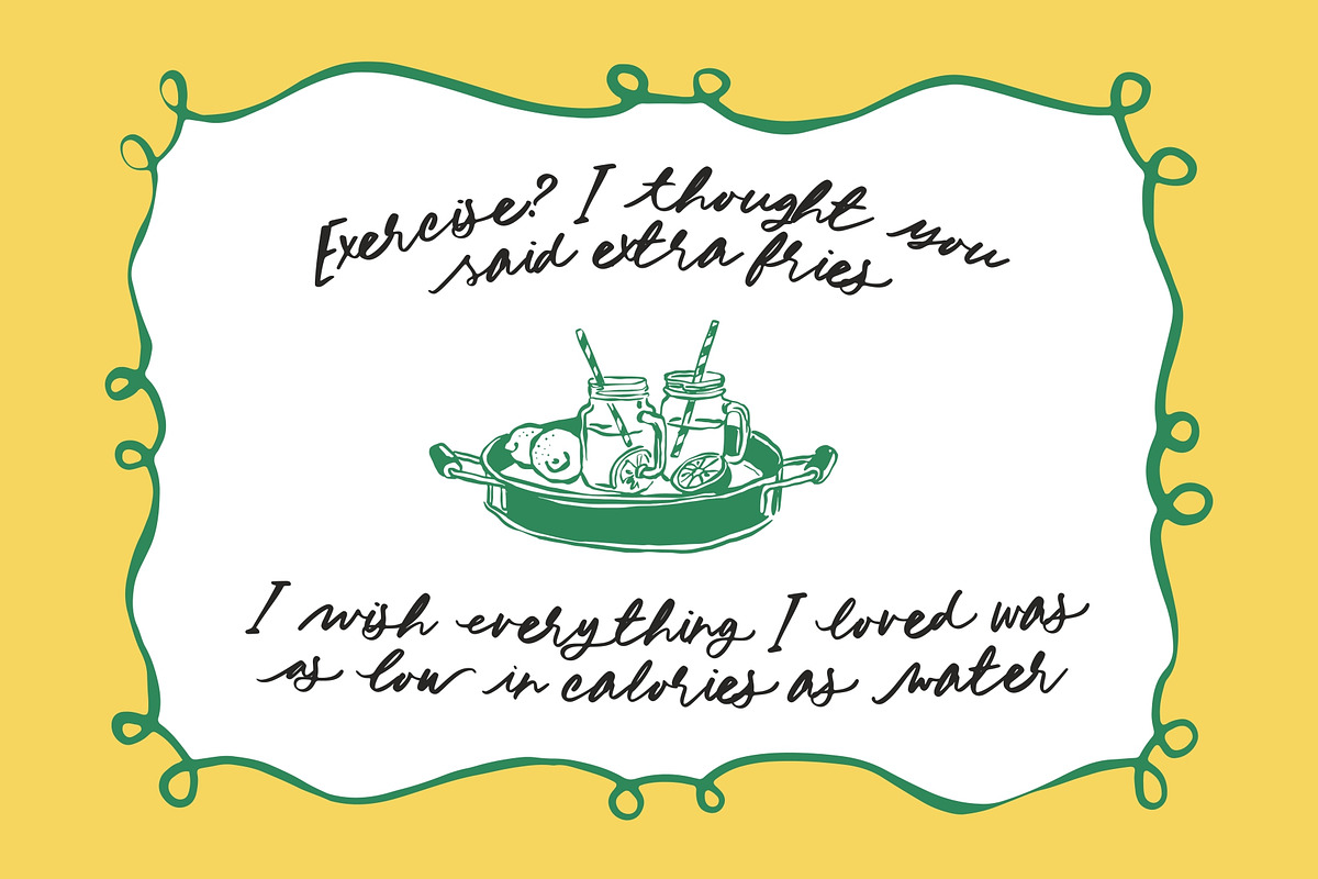 California Lemonade - Cute Font, a Handwritten Font by VASTARD STUDIO (Photo 9 of 10)