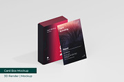 Card Mockup | 3D Rendering, an Advertising Mockup by mrfauzi (Thumbnail 4 of 11)