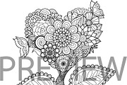 35 Valentine's coloring, an Animal Illustration by Somjai King (Thumbnail 14 of 36)