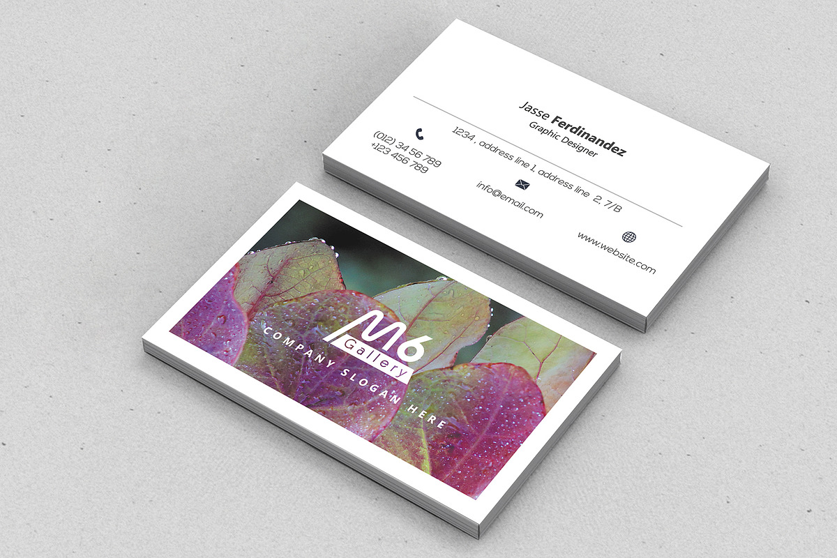 Unique 50 Business Card Bundle, a Business Card Template by M6 Gallery (Photo 150 of 151)