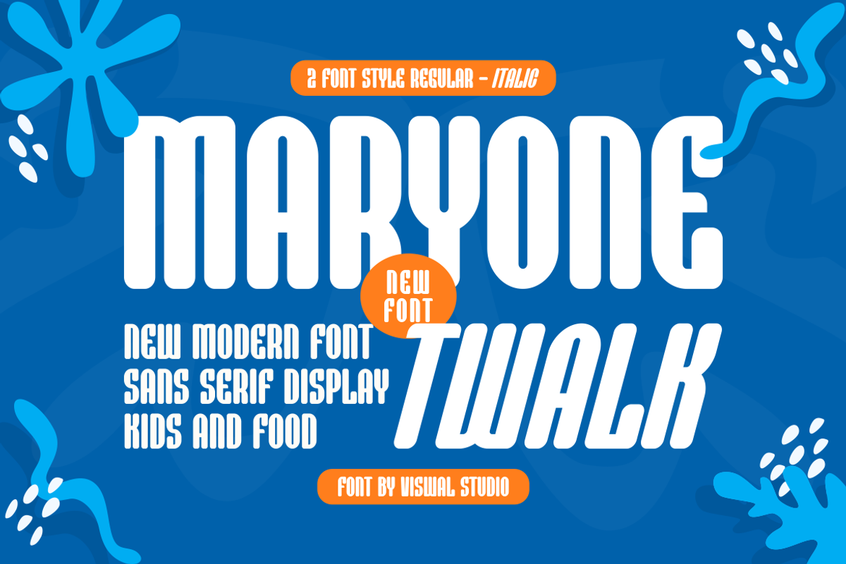 MAMBOO MILKY - Modern Font, a Sans Serif Font by Viswal Studio (Photo 2 of 7)