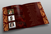 Gold Royal Rose Funeral Program, a Brochure Template by Royallove (Thumbnail 5 of 5)