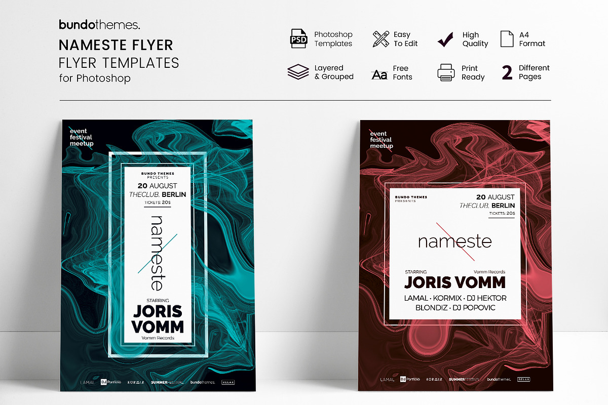 18 Eye-Catching Event Flyer Bundle, a Flyer Template by Bundo Themes (Photo 10 of 22)