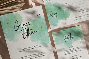 Artistic Invitation Canva Template