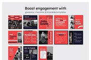 Gym Instagram Feed Canva Templates, a Social Media Template by Cultive Creative (Thumbnail 10 of 13)
