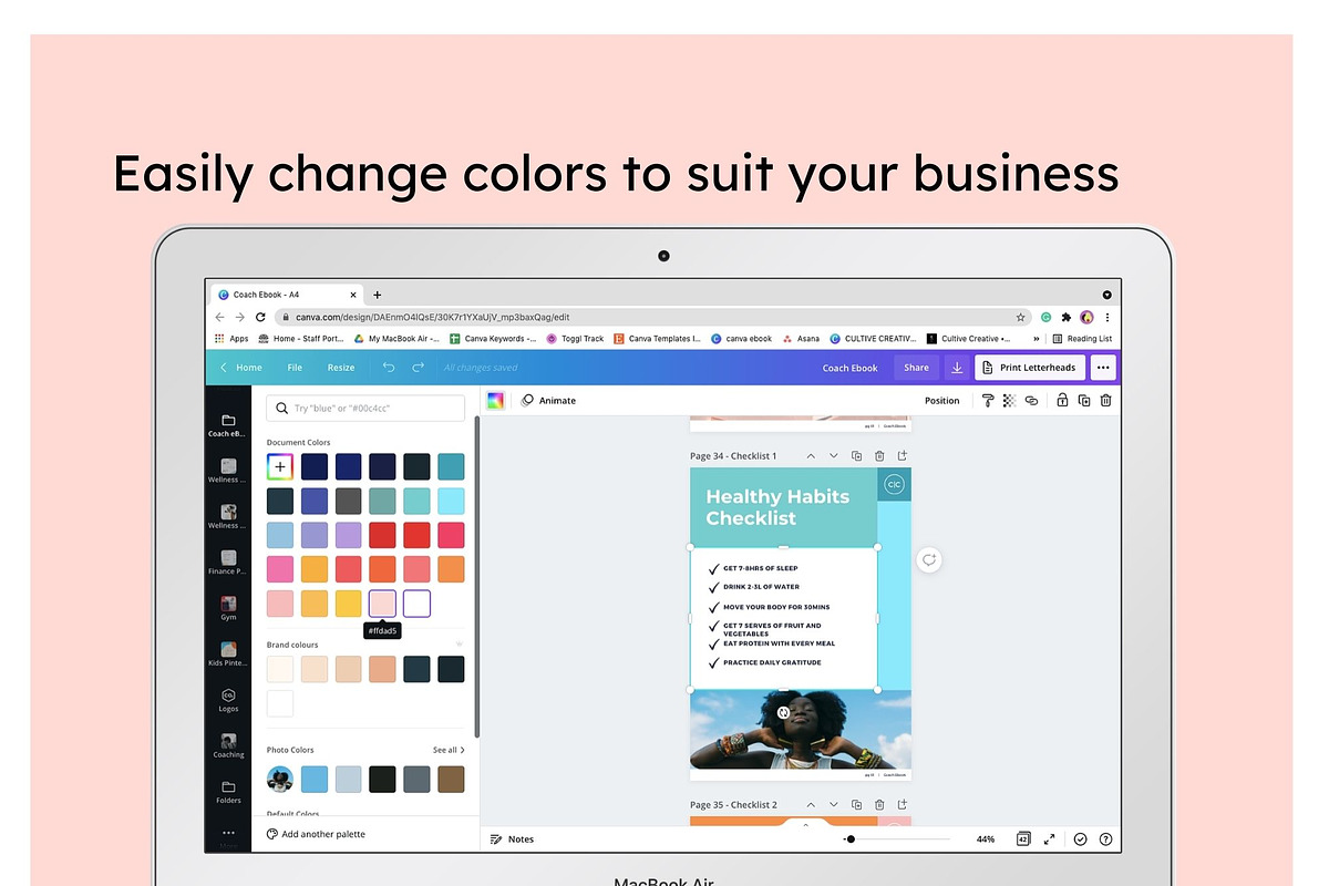 Coach eBook, a Magazine Template by Cultive Creative (Photo 5 of 13)