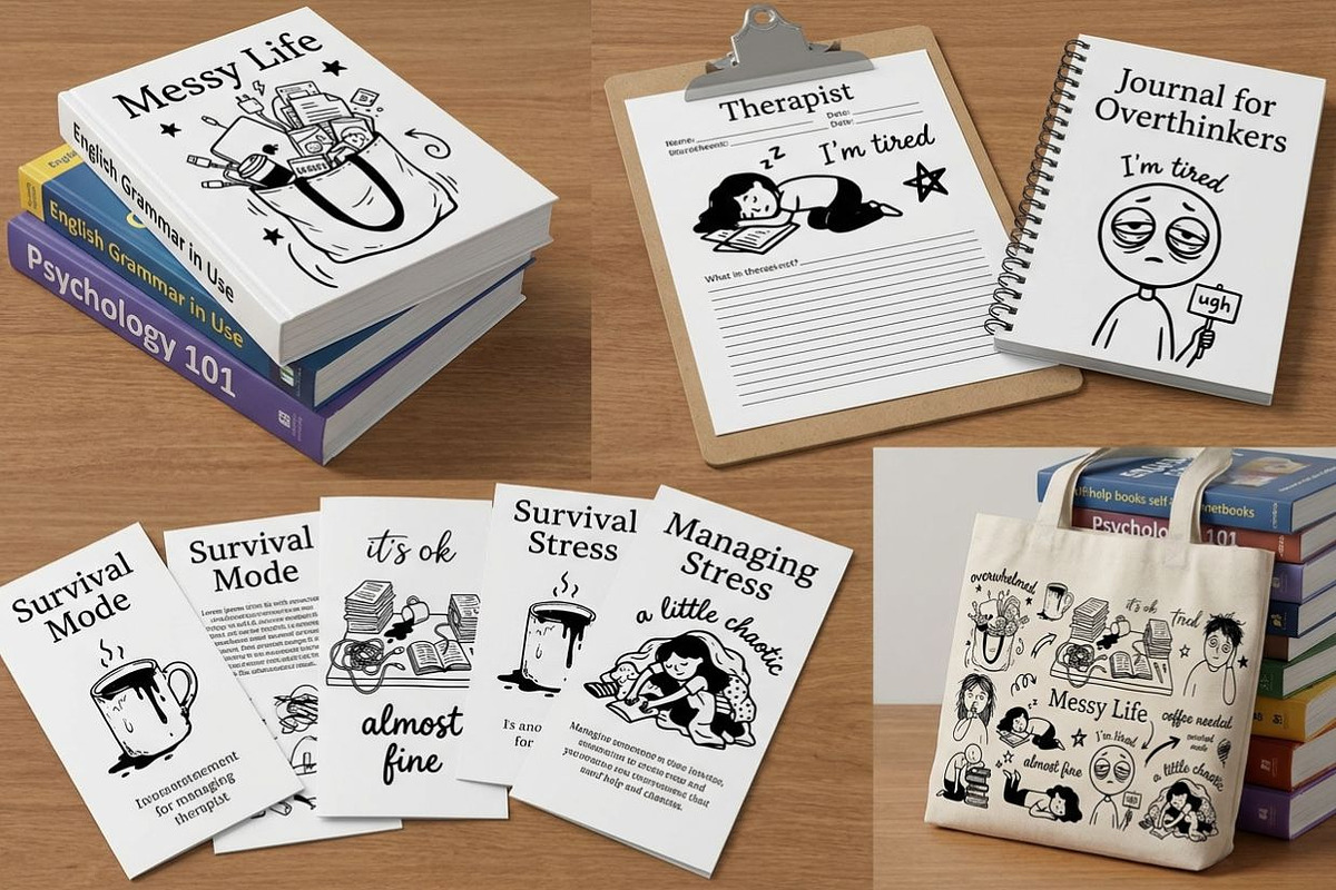 Messy Life Clipart vector, a Person Illustration by PassionPNGcreation (Photo 3 of 4)