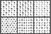 48 Hand Drawn Seamless Patterns Set, a Pattern Graphic by Stockaholic (Thumbnail 6 of 9)