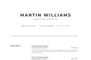 Clean Modern Resume Template, a Resume Template by UX-group (Thumbnail 3 of 3)