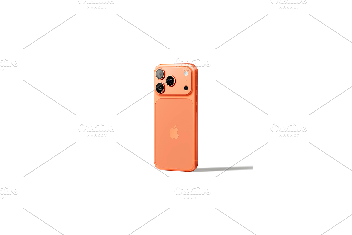 Iphone 17 Pro Mockup V5 Front View, an iPhone Mockup by INDERNEILk (Photo 2 of 2)