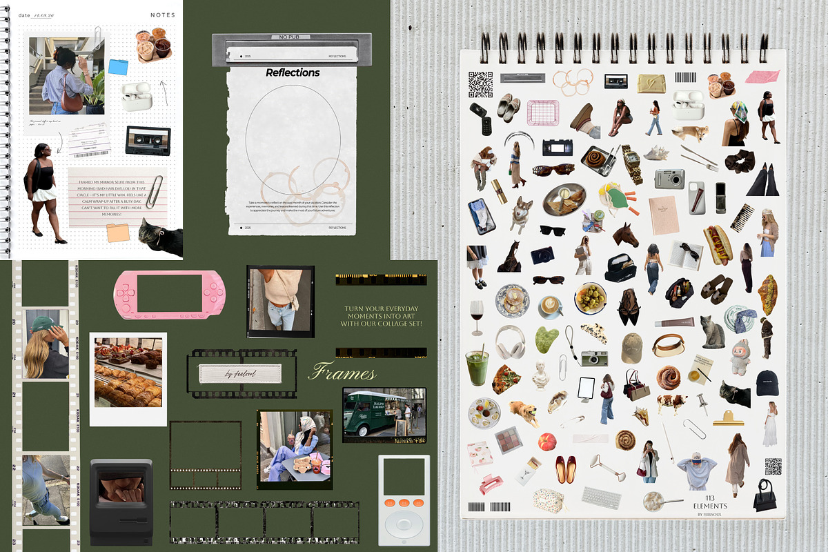 1500+ Collage Bundle, an Object Graphic by Feelsoul (Photo 7 of 13)