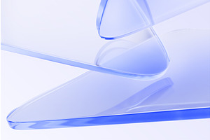 Blue glass 3d background with, a Pattern Graphic by Marozhkastudio