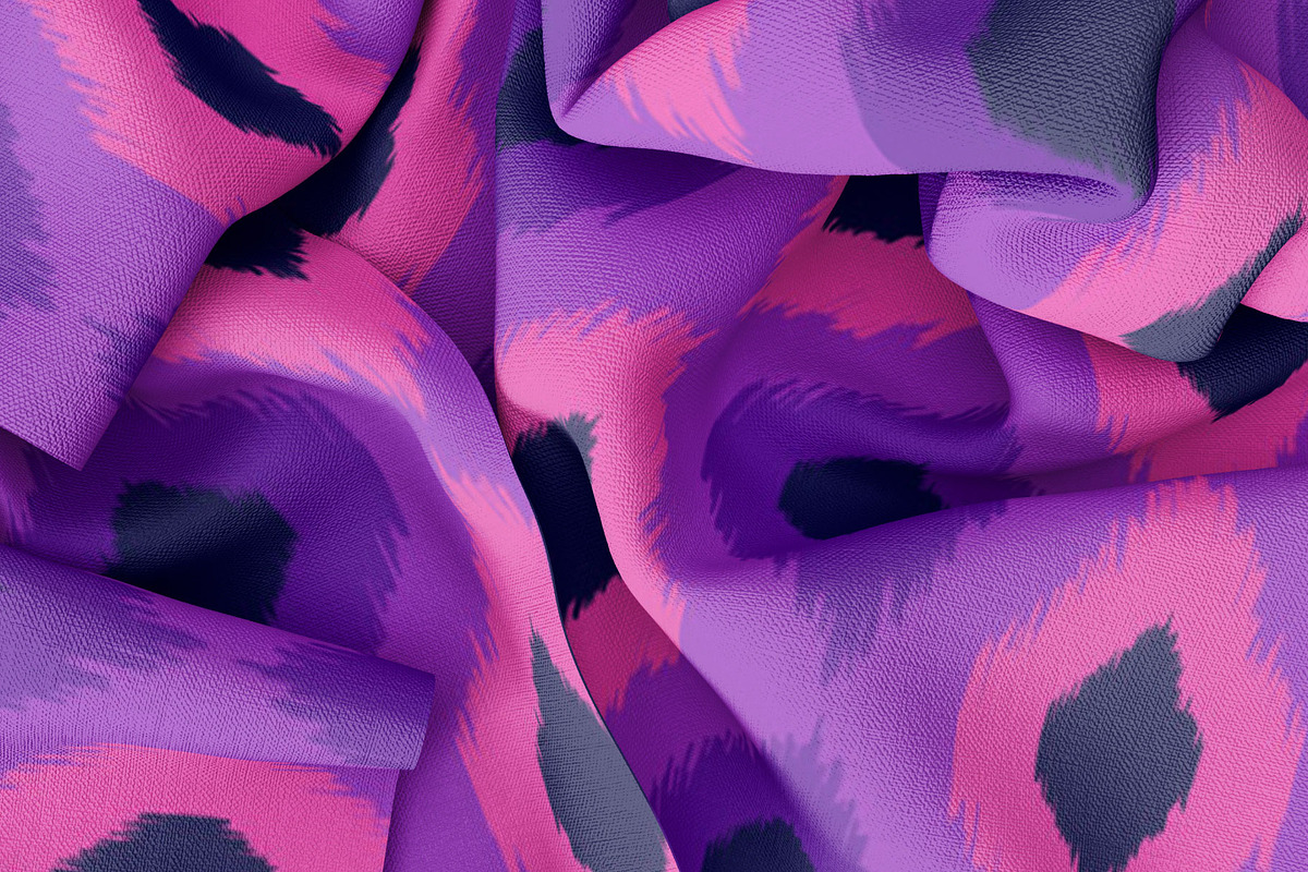 Purple ikat seamless patterns, a Pattern Graphic by SmartDesign (Photo 2 of 3)