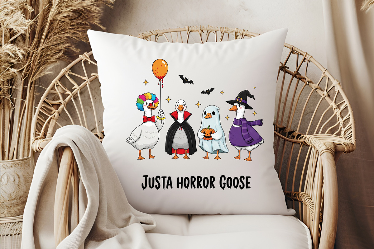 Funny Halloween Just a Horror Goose, an Illustration by DreamCafeArt (Photo 6 of 7)