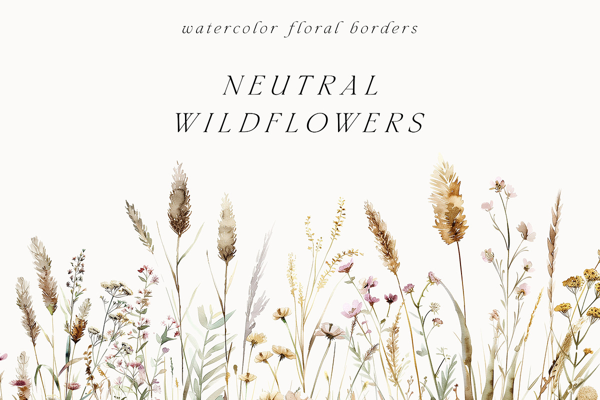 Waterolor Floral Borders Bundle, a Decorative Illustration by Lana Elanor (Photo 13 of 97)