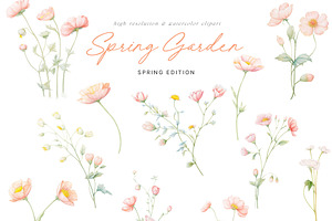 Spring Gardens - Watercolor Edition