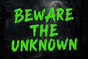 Feurs Begone Spooky Horror Brush, a Handwritten Font by Maulana Creative (Thumbnail 2 of 7)