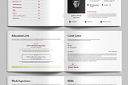 Clean Resume Booklet Template, a Stationery Template by MightyDesign (Thumbnail 3 of 8)