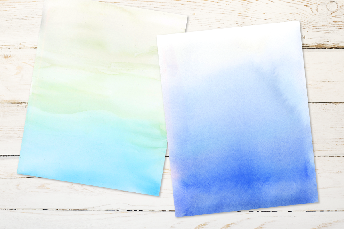 Ombre Watercolor Backgrounds, a Texture Graphic by Sugar and Ink (Photo 4 of 4)
