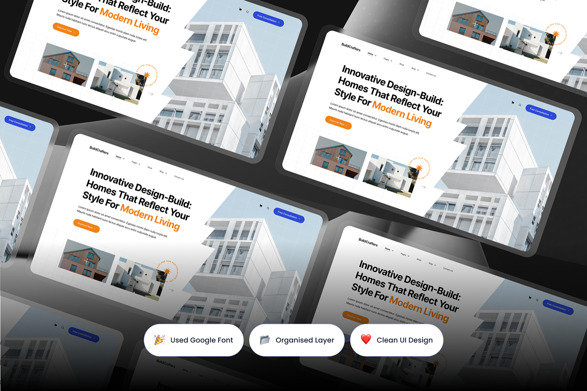 Contruction Hero Header, a Templates & Theme by SquidPixey (Photo 2 of 3)
