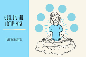 girl in the lotus pose