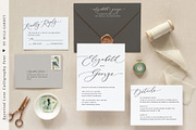 Besotted  Wedding Calligraphy Font, a Script Font by Mila Garret (Thumbnail 7 of 14)