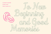 CS Dainty Dashed, a Script Font by Craft Supply Co. (Thumbnail 3 of 8)