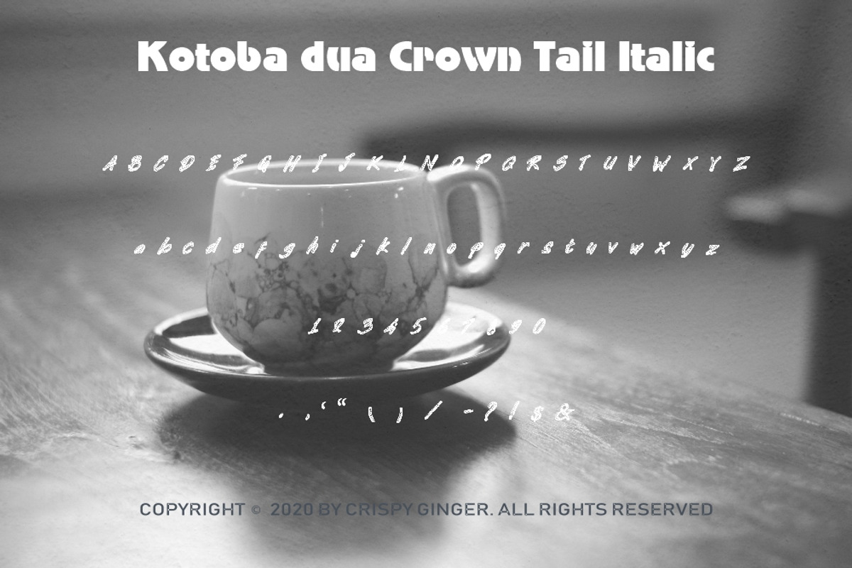 Kotoba Dua - 22 Font styles preview 8