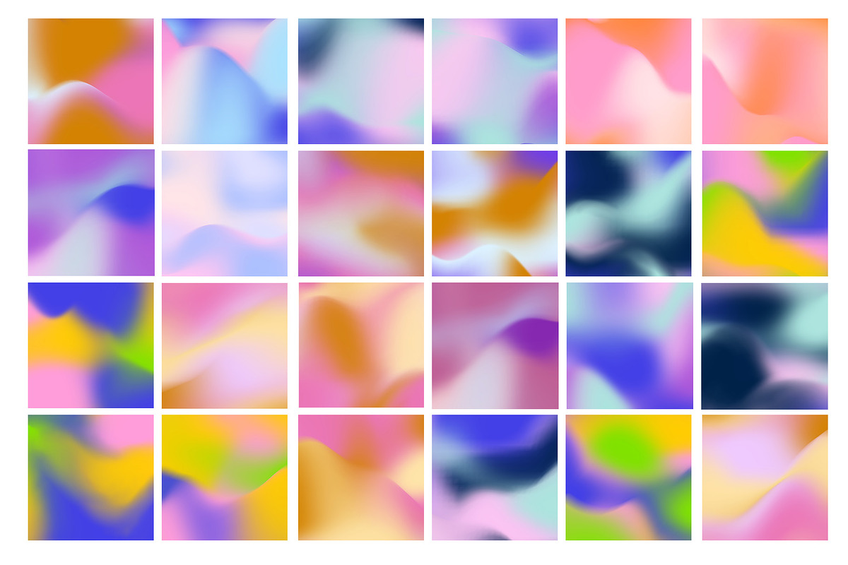 80 Abstract Gradients, a Texture Illustration by cafelab_store (Photo 5 of 8)