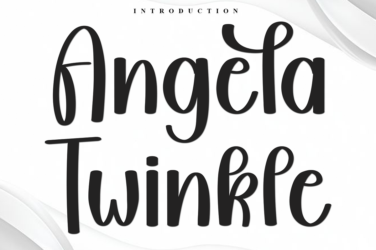 Angela Twinkle, a Handwritten Font by FreshTypeINK (Photo 1 of 8)